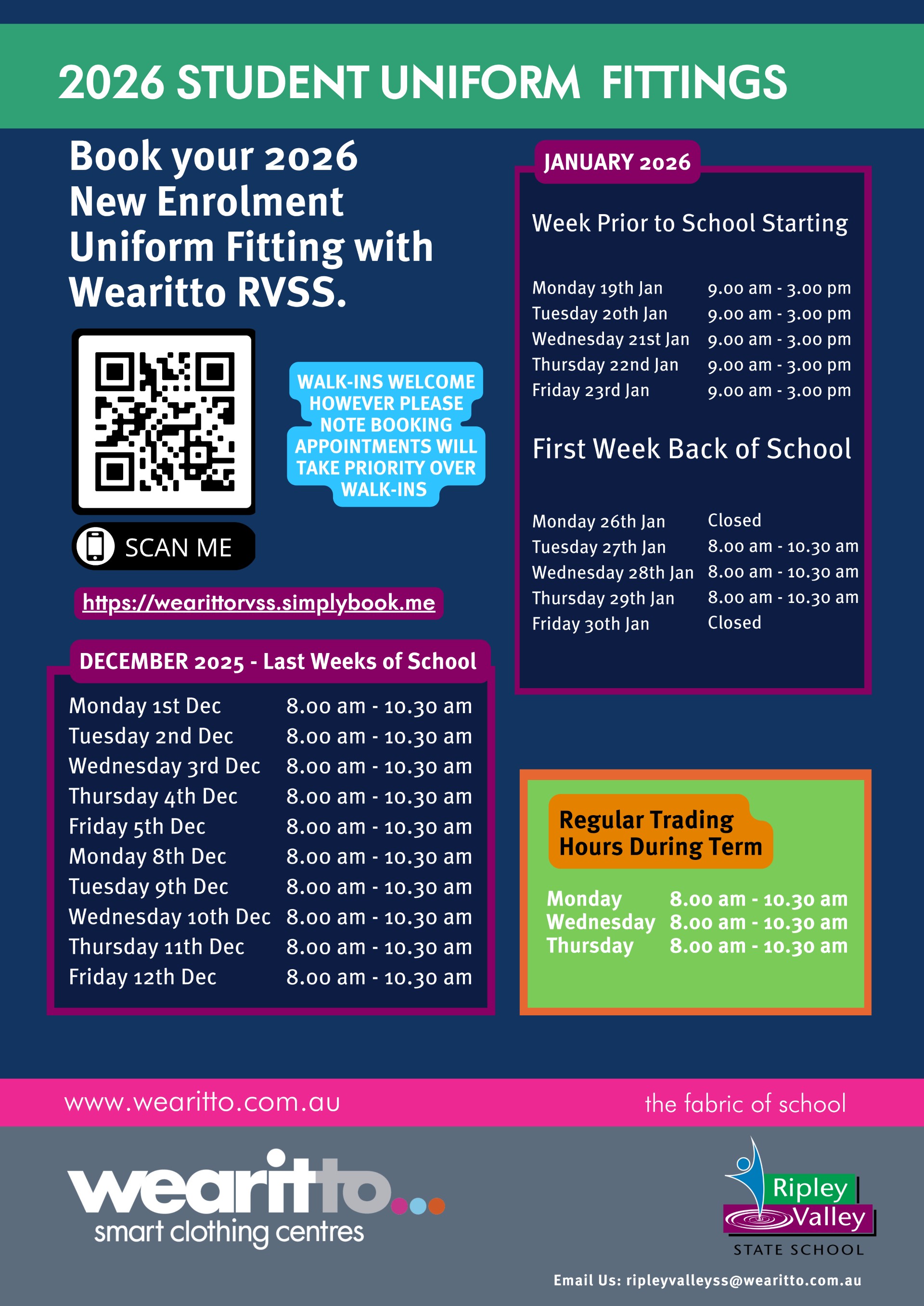 2026 Bookings unifom fittings.jpg